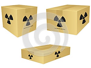 Radioactive Box Icons photo