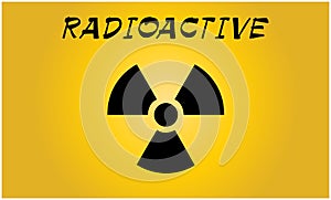 Radioactive contamination symbol - Vector Illustration