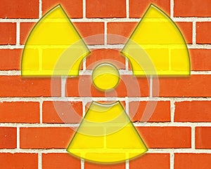 Radioactive danger symbol