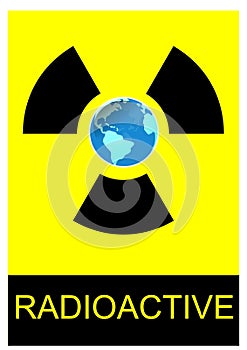 Radioactive earth