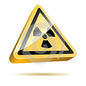 Radioactive hazard sign