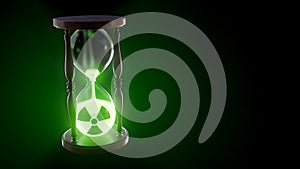 Radioactive Hourglass Glowing