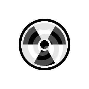 Radioactive icon isolated - PNG