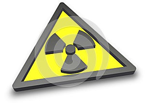 Radioactive radiation sign photo