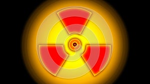 Radioactive Red And Yellow Design Background