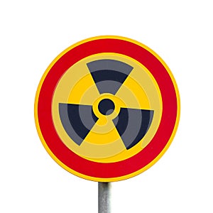 Radioactive Sign, isolated