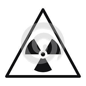 radioactive sign for warning