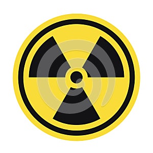 Radioactive sign for warning