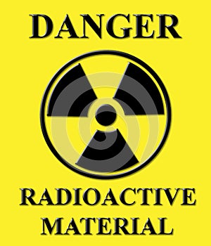 Radioactive Sign Yellow