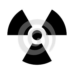 Radioactive Symbol Black