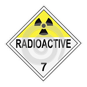 Radioactive Warning Placard