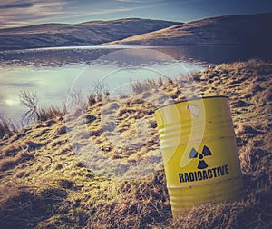 Radioactive Waste Near Water photo