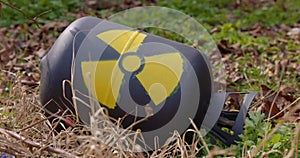 Radioactive waste thrown out as garbage