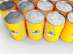 Radioactive yellow barrel