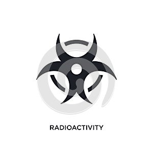 radioactivity isolated icon. simple element illustration from science concept icons. radioactivity editable logo sign symbol