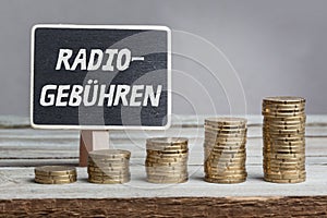 RadiogebÃ¼hren radio fees in German