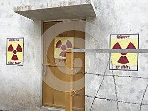 Radiography Source Storage pit Room Side View