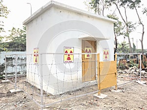 Radiography Source Storage pit Room Side View