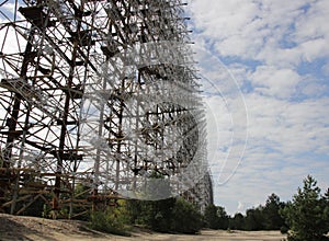 Radiolocation station Duga 3, Chornobyl zone