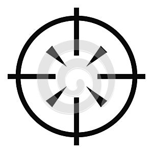 Radiolocator icon, simple style.