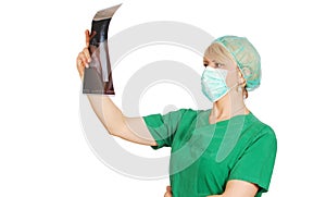 Radiologist female doctor
