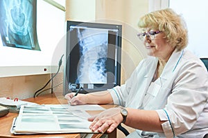 Radiology and healthcare. Fracture examination or illnes diagnosis