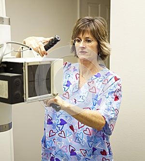 Radiology Technician with X-Ray