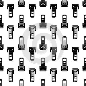 Radiophone pattern seamless vector