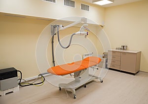 Radiotherapy laboratory with new radiology equipment