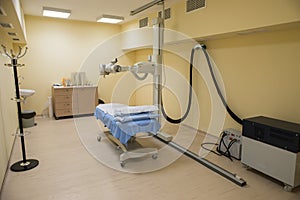 Radiotherapy laboratory with new radiology equipment