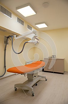 Radiotherapy laboratory with new radiology equipment