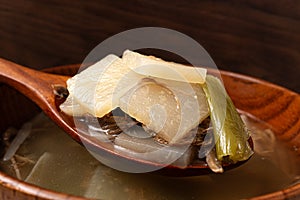 Radish soup with beef Beef radish soup