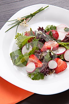 Radish Strawberry salad