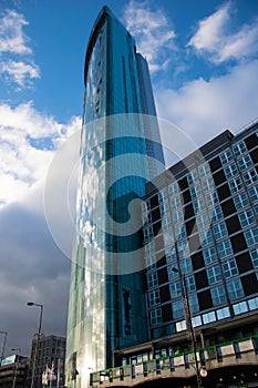 Radisson Blu Hotel on the Holloway Circus, Birmingham City Centre, UK