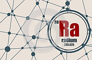 Radium chemical element.