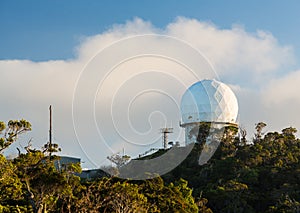 Radome radar device Waimea Canyon Kauai