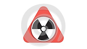 Radon gas icon animation
