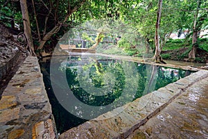 radon pool in Kanchanaburi Province, Thailand