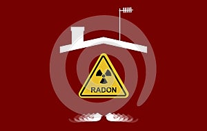 Radon. Risk of possible accumulation inside the home.