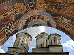 Radu Voda Monastery view from the belfry