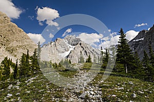 Rae Glacier and Elbow Lake