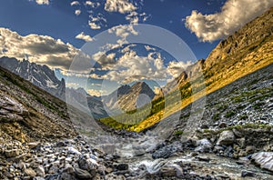 Rae Glacier and Elbow Lake