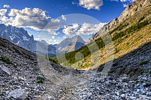 Rae Glacier and Elbow Lake