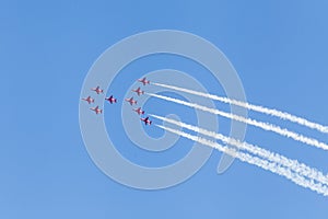 RAF Aerobatics Display Team the Red Arrows