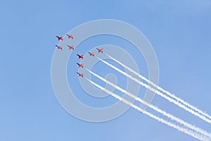 RAF Aerobatics Display Team the Red Arrows