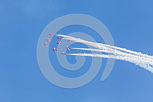 RAF Aerobatics Display Team the Red Arrows