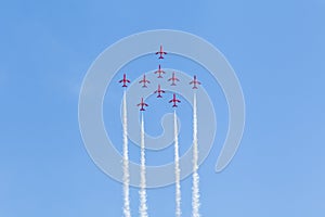 RAF Aerobatics Display Team the Red Arrows