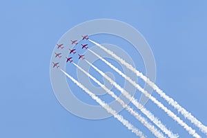 RAF Aerobatics Display Team the Red Arrows