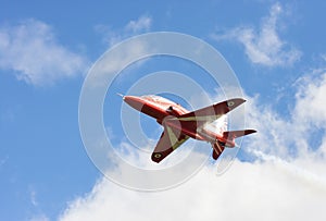RAF Red Arrow aerobatic flight show in Tallinn, Estonia