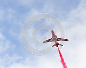 RAF Red Arrow aerobatic show in Tallinn, Estonia